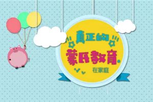 芝麻学社-蒙氏教育家庭实践-真正的蒙氏教育在家庭