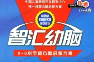 幼儿早教课程《智汇幼脑》理论篇+方法篇+早教音乐215首