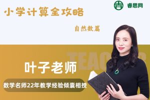 叶子老师小学计算全攻略·自然数篇