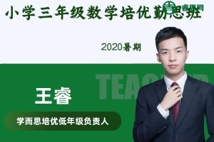 【王睿数学】小学三年级数学培优勤思班-2020暑期