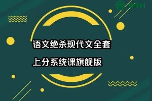 小恒学长Ernest语文绝杀现代文全套上分系统课旗舰版