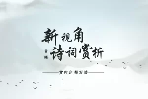 曾曦《新视角诗词赏析》19节经典古诗词中的八大篇法