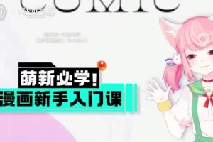 萌新必学：漫画新手入门课程
