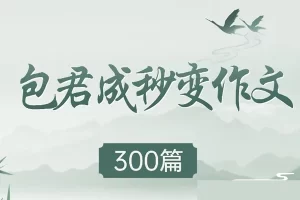包君成秒变作文300篇中考作文范文精选PDF电子版