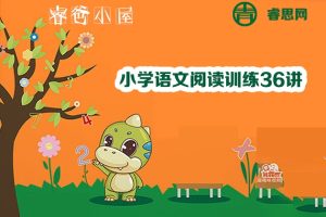 睿爸小屋-小学语文阅读训练36讲视频课程