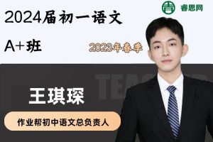 王琪琛语文-2023届王琪琛初一语文A+班-2023年春季