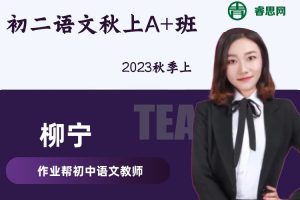 【柳宁语文】柳宁初二语文秋上A+班-2023秋季上