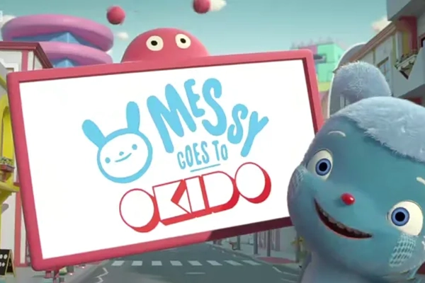 儿童英语启蒙动画《梅西去乐趣岛Messy Goes To OKIDO》全2季(赠杂志)